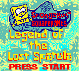 Pong title screen for GameBoy Color
